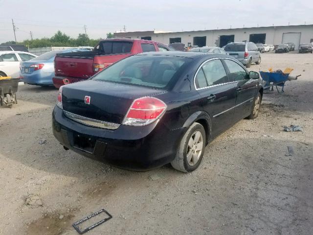 1G8ZR57567F306407 - 2007 SATURN AURA GREEN BLACK photo 4