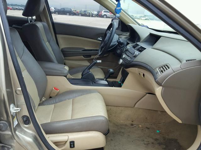 1HGCP2F41AA150310 - 2010 HONDA ACCORD LXP GOLD photo 5