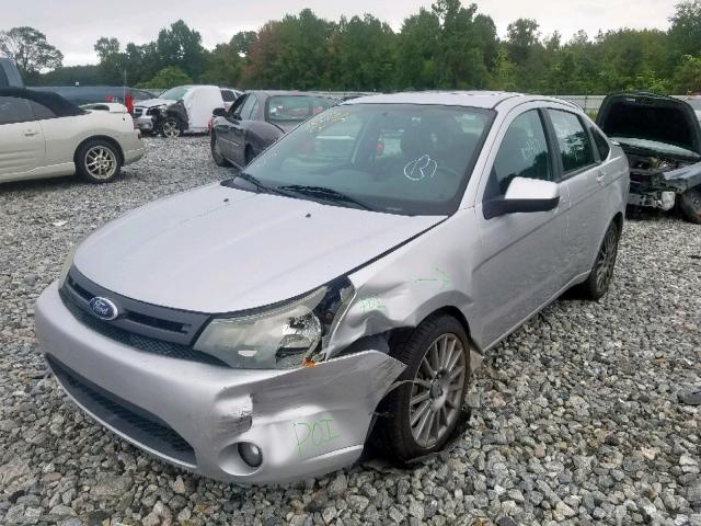 1FAHP3GN9BW114120 - 2011 FORD FOCUS SES SILVER photo 2