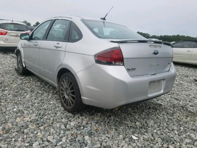 1FAHP3GN9BW114120 - 2011 FORD FOCUS SES SILVER photo 3