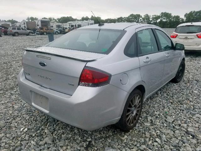 1FAHP3GN9BW114120 - 2011 FORD FOCUS SES SILVER photo 4