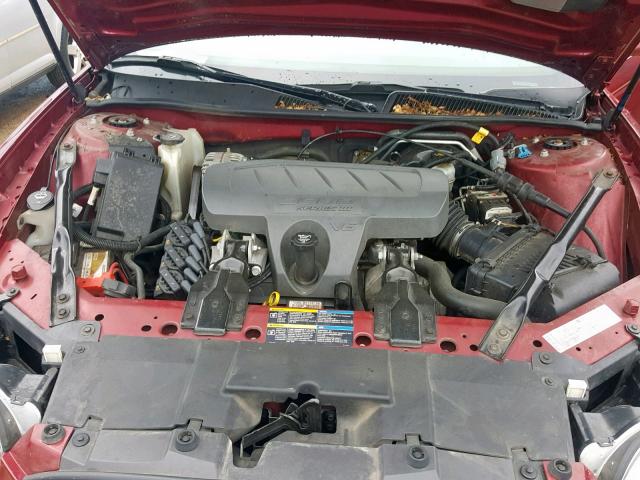 2G4WD582861225003 - 2006 BUICK LACROSSE C MAROON photo 7