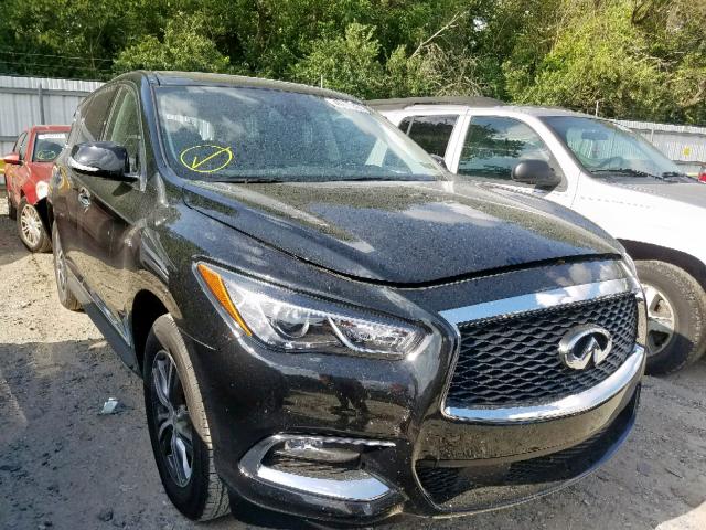 5N1DL0MM0KC551399 - 2019 INFINITI QX60 LUXE BLACK photo 1