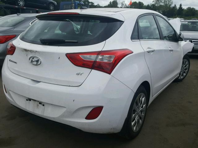 KMHD35LH3GU261001 - 2016 HYUNDAI ELANTRA GT WHITE photo 4