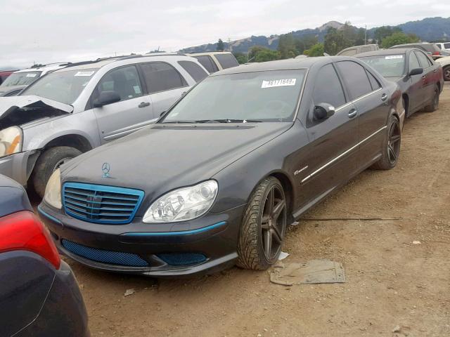 WDBNG74J94A389359 - 2004 MERCEDES-BENZ S 55 AMG GRAY photo 2