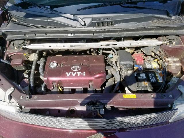 JTLKT324750193602 - 2005 TOYOTA SCION XB 栗色 照片 7