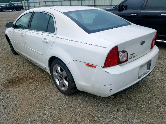 1G1ZC5EB0AF307195 - 2010 CHEVROLET MALIBU 1LT 白色 照片 3