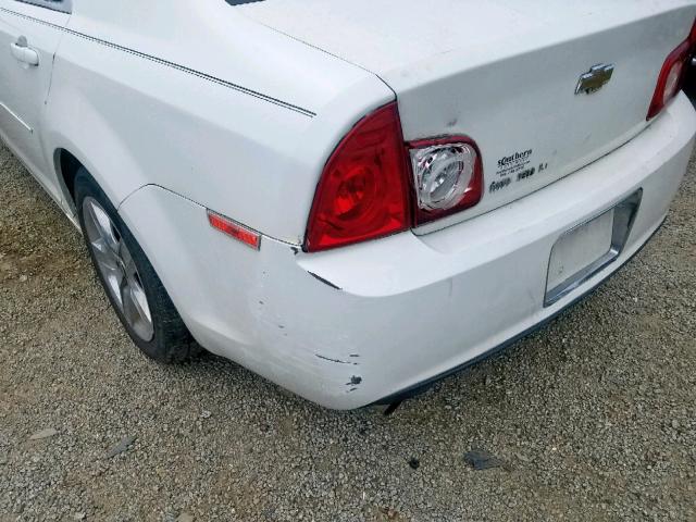 1G1ZC5EB0AF307195 - 2010 CHEVROLET MALIBU 1LT 白色 照片 9