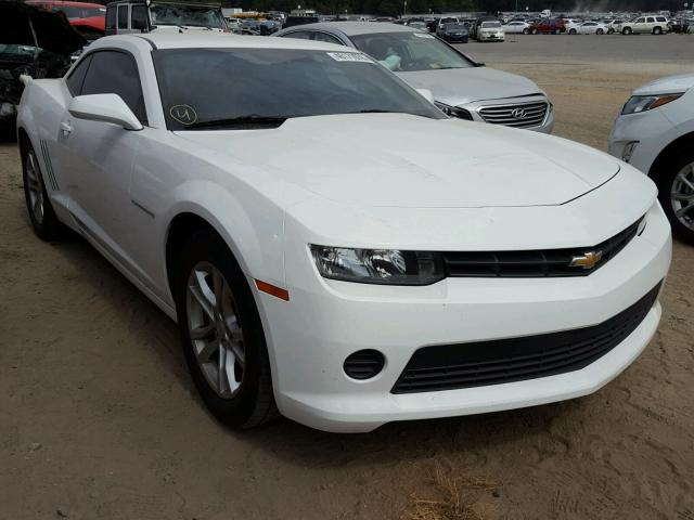 2G1FA1E33E9307636 - 2014 CHEVROLET CAMARO LS WHITE photo 1