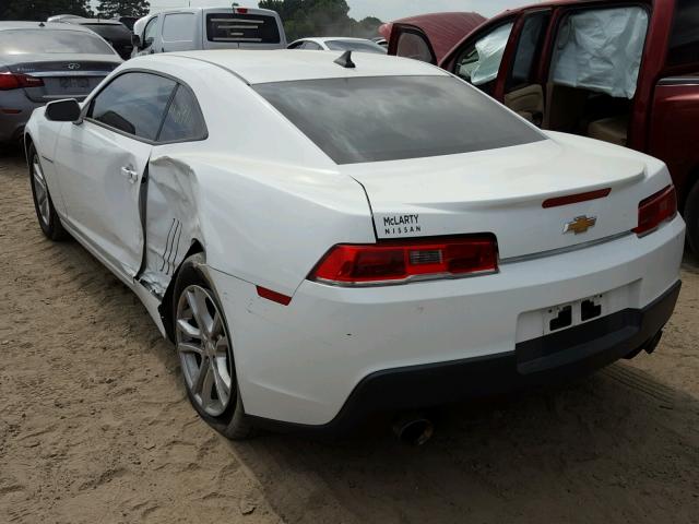 2G1FA1E33E9307636 - 2014 CHEVROLET CAMARO LS WHITE photo 3