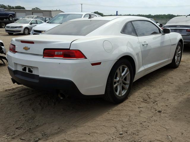 2G1FA1E33E9307636 - 2014 CHEVROLET CAMARO LS WHITE photo 4