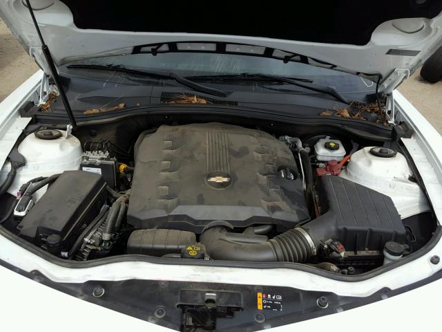 2G1FA1E33E9307636 - 2014 CHEVROLET CAMARO LS WHITE photo 7