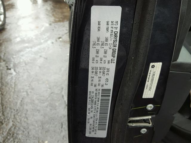 1C4NJDBB8FD214454 - 2015 JEEP COMPASS SP ნაცრისფერი ფოტო 10