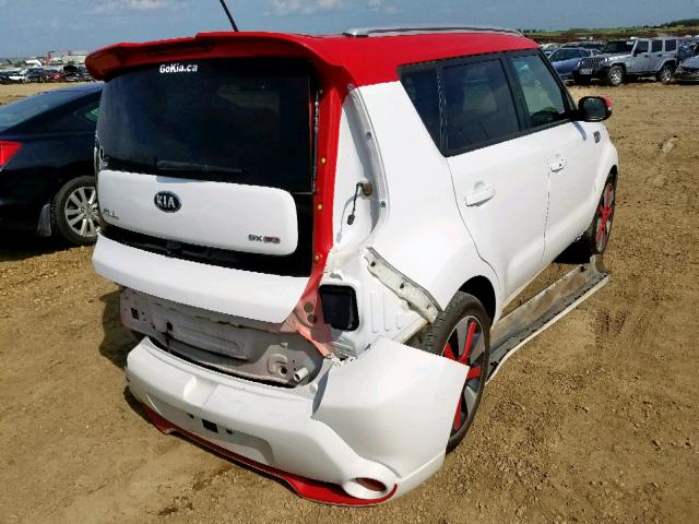 KNDJX3A52E7089337 - 2014 KIA SOUL ! WHITE photo 4