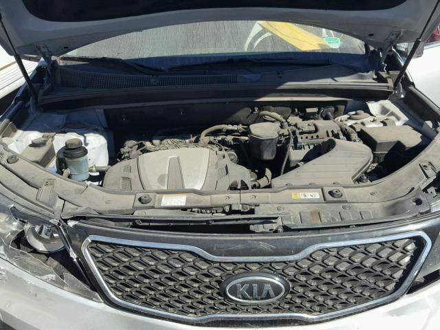 5XYKWDA26DG394604 - 2013 KIA SORENTO SX SILVER photo 7