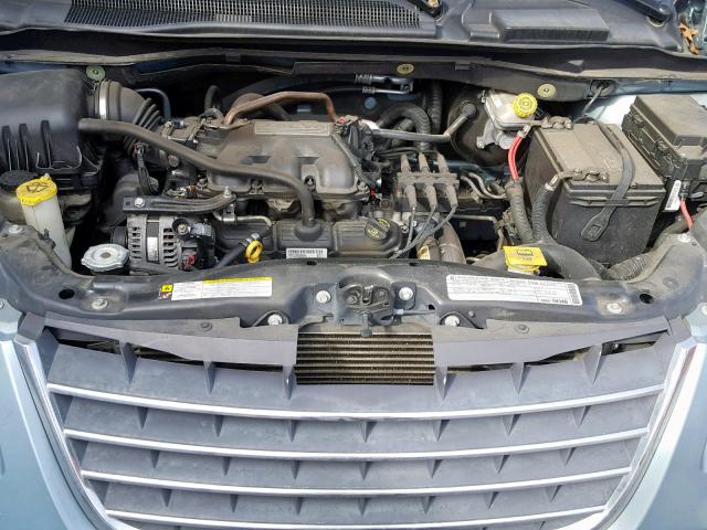 2A4RR2D18AR384039 - 2010 CHRYSLER TOWN & COU BLUE photo 7