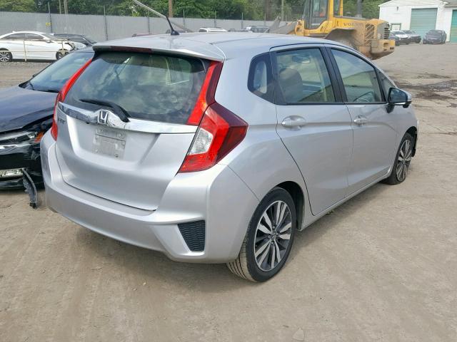 JHMGK5H75GX041960 - 2016 HONDA FIT EX SILVER photo 4