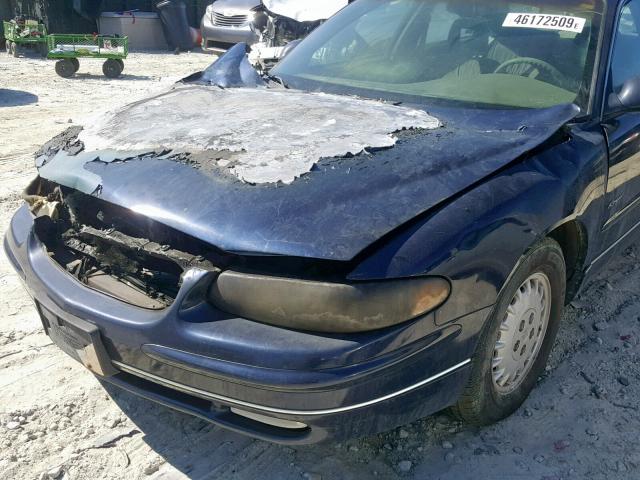 2G4WB52KXW1534521 - 1998 BUICK REGAL LS BLUE photo 10