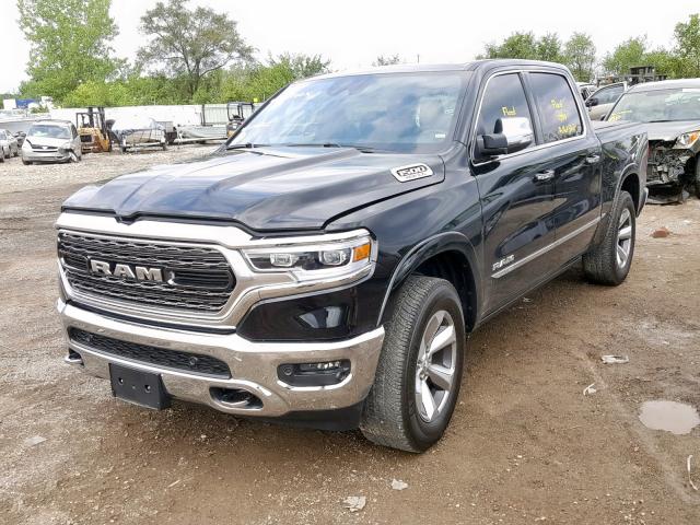 1C6SRFHT6KN574552 - 2019 RAM 1500 LIMIT BLACK photo 2