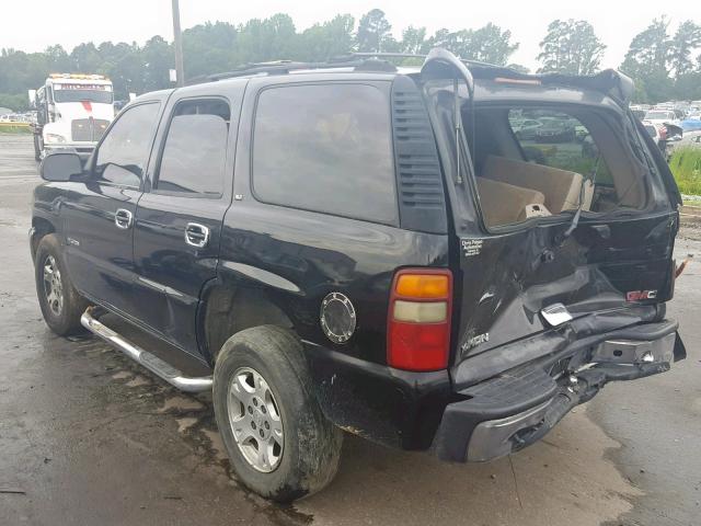 1GKEC13Z53J122269 - 2003 GMC YUKON BLACK photo 3