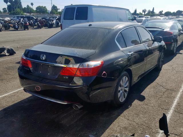 1HGCR3F89DA021058 - 2013 HONDA ACCORD EXL BLACK photo 4