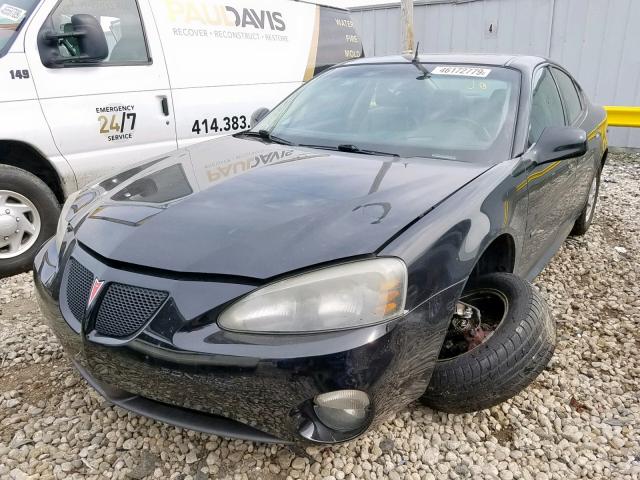2G2WR524451237913 - 2005 PONTIAC GRAND PRIX BLACK photo 2
