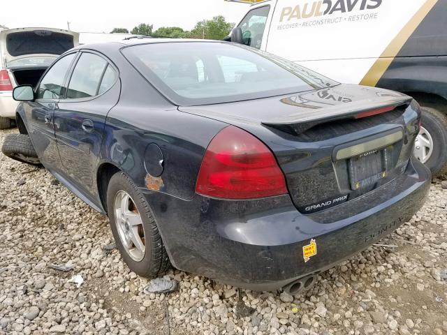 2G2WR524451237913 - 2005 PONTIAC GRAND PRIX BLACK photo 3