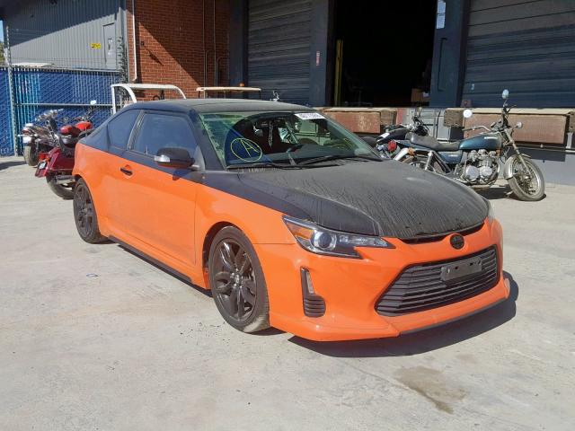 JTKJF5C76FJ008107 - 2015 TOYOTA SCION TC ნარინჯისფერი ფოტო 1