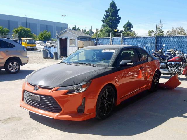 JTKJF5C76FJ008107 - 2015 TOYOTA SCION TC ნარინჯისფერი ფოტო 2