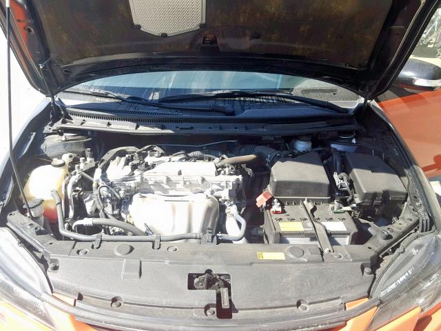 JTKJF5C76FJ008107 - 2015 TOYOTA SCION TC ნარინჯისფერი ფოტო 7