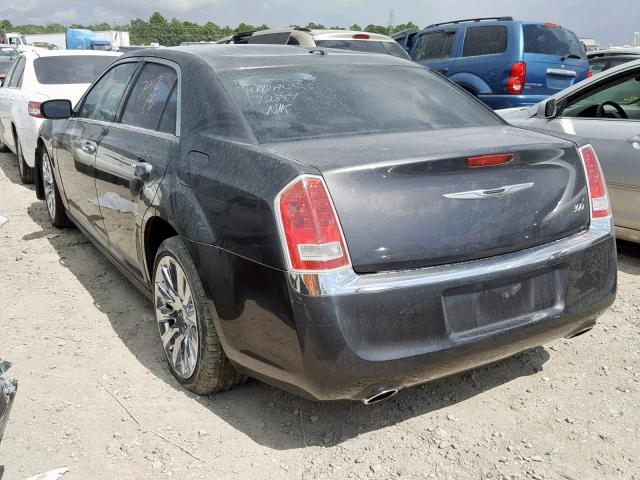 2C3CCAAGXEH327826 - 2014 CHRYSLER 300 BLACK photo 3