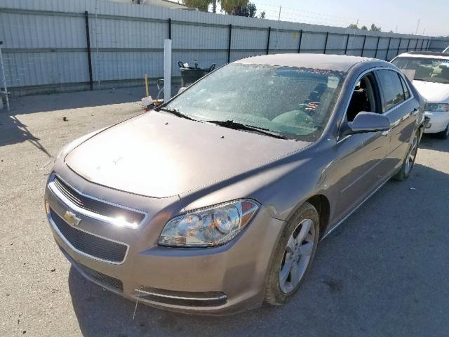 1G1ZC5E09CF290981 - 2012 CHEVROLET MALIBU 1LT GRAY photo 2