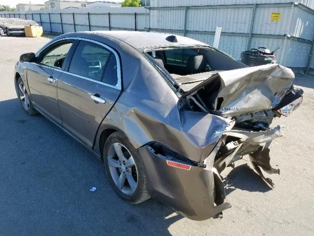 1G1ZC5E09CF290981 - 2012 CHEVROLET MALIBU 1LT GRAY photo 3