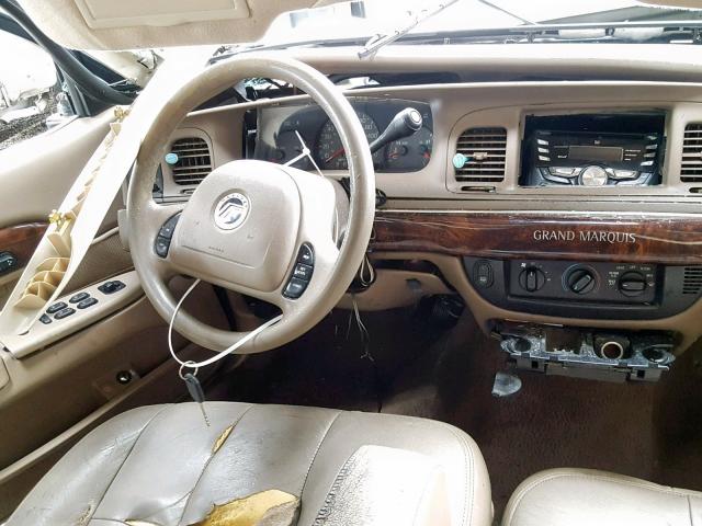 2MEFM74WX4X673468 - 2004 MERCURY GRAND MARQ CREAM photo 9