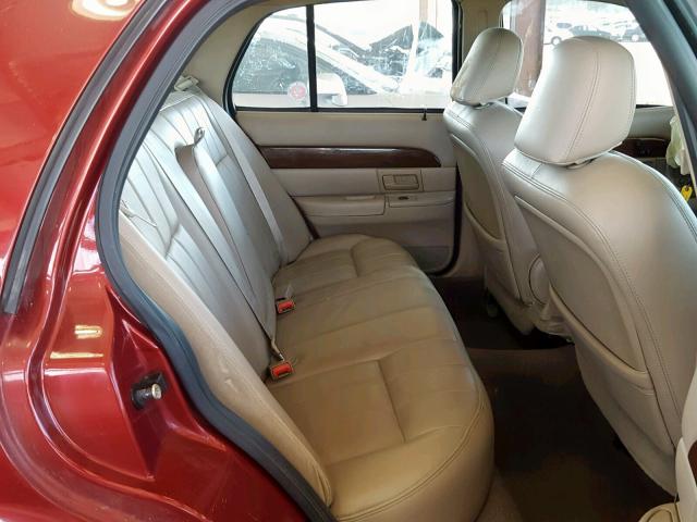 2MEFM75W83X668685 - 2003 MERCURY GRAND MARQ RED photo 6