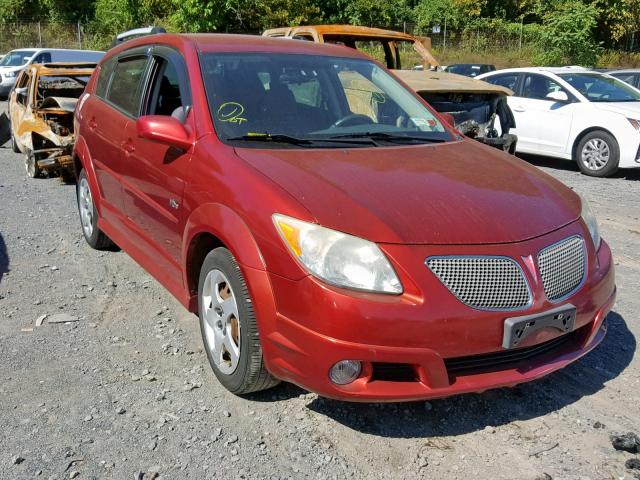 5Y2SL65856Z451740 - 2006 PONTIAC VIBE RED photo 1