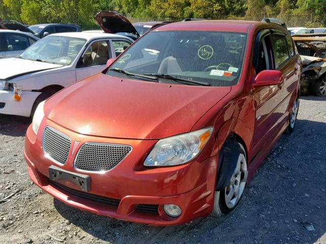 5Y2SL65856Z451740 - 2006 PONTIAC VIBE RED photo 2