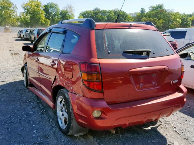 5Y2SL65856Z451740 - 2006 PONTIAC VIBE RED photo 3