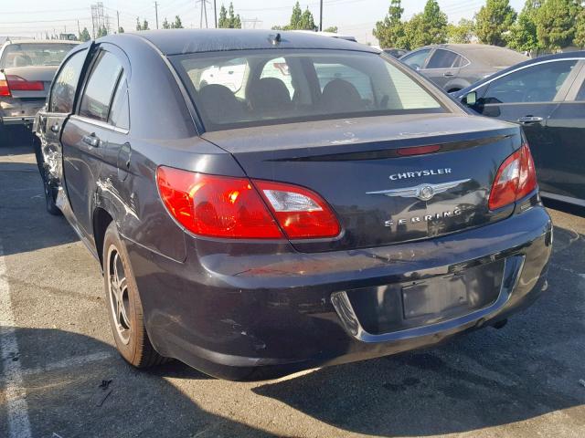 1C3LC46B29N558229 - 2009 CHRYSLER SEBRING LX BLACK photo 3