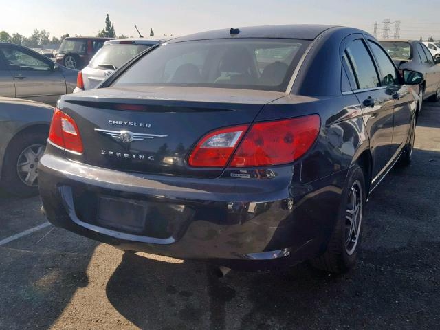 1C3LC46B29N558229 - 2009 CHRYSLER SEBRING LX BLACK photo 4