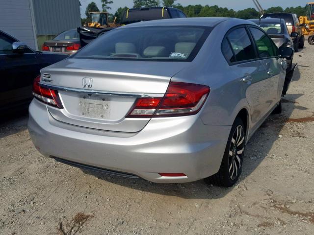 19XFB2F94FE086791 - 2015 HONDA CIVIC EXL 银色 照片 4