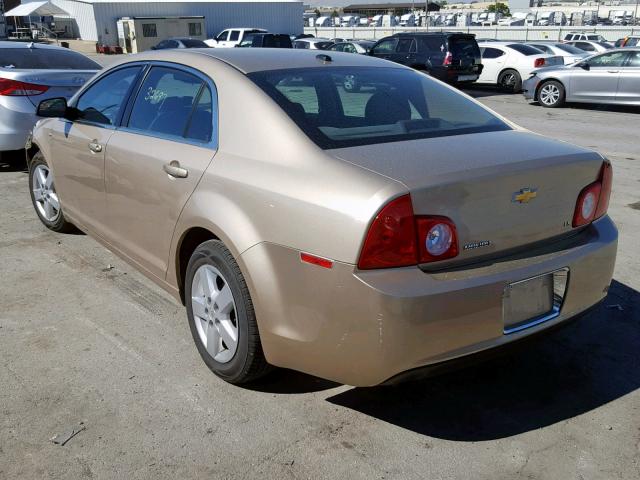 1G1ZG57B18F236391 - 2008 CHEVROLET MALIBU LS GOLD photo 3