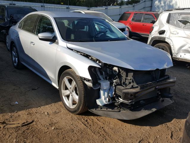 1VWBH7A36DC106117 - 2013 VOLKSWAGEN PASSAT SE SILVER photo 1