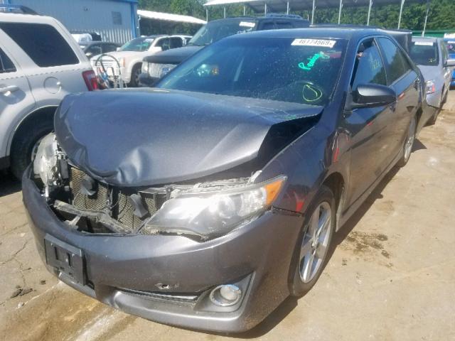 4T1BF1FK6CU073419 - 2012 TOYOTA CAMRY BASE GRAY photo 2