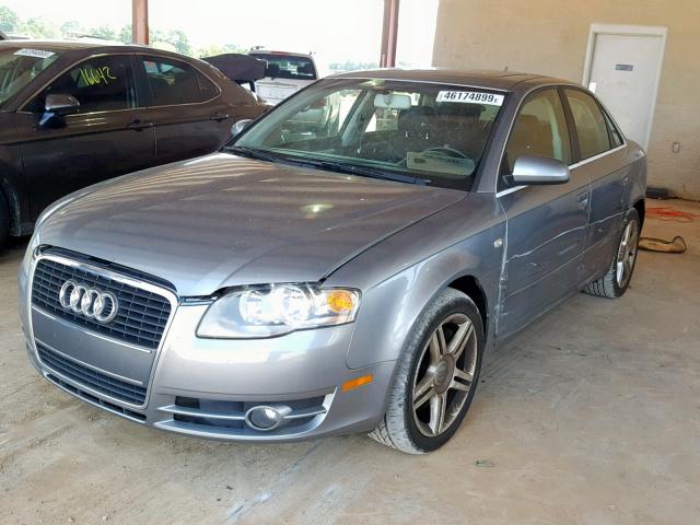 WAUDF78E57A044196 - 2007 AUDI A4 2.0T QU SILVER photo 2