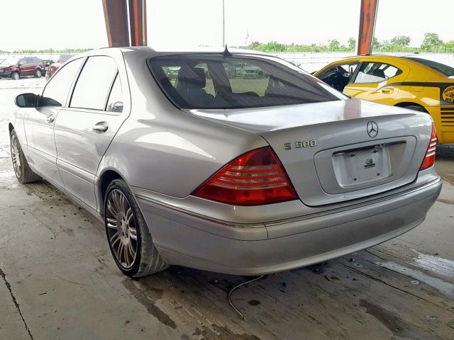 WDBNG70J93A372548 - 2003 MERCEDES-BENZ S 430 SILVER photo 3