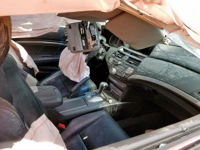 1HGCS22858A802136 - 2008 HONDA ACCORD EXL BLACK photo 5