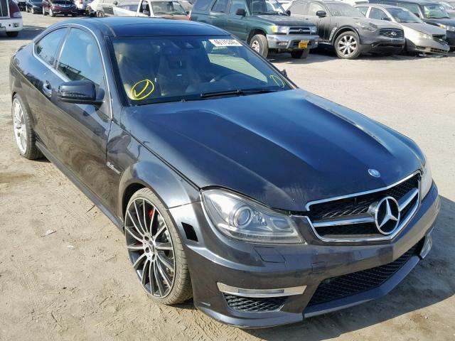 WDDGJ7HB9CF790917 - 2012 MERCEDES-BENZ C 63 AMG GRAY photo 1