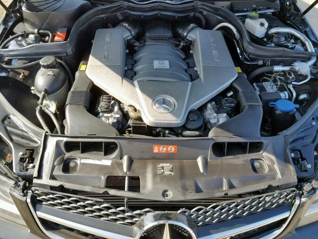 WDDGJ7HB9CF790917 - 2012 MERCEDES-BENZ C 63 AMG GRAY photo 7