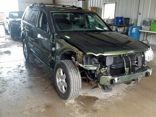 1J8GR48K68C232042 - 2008 JEEP GRAND CHER GREEN photo 1